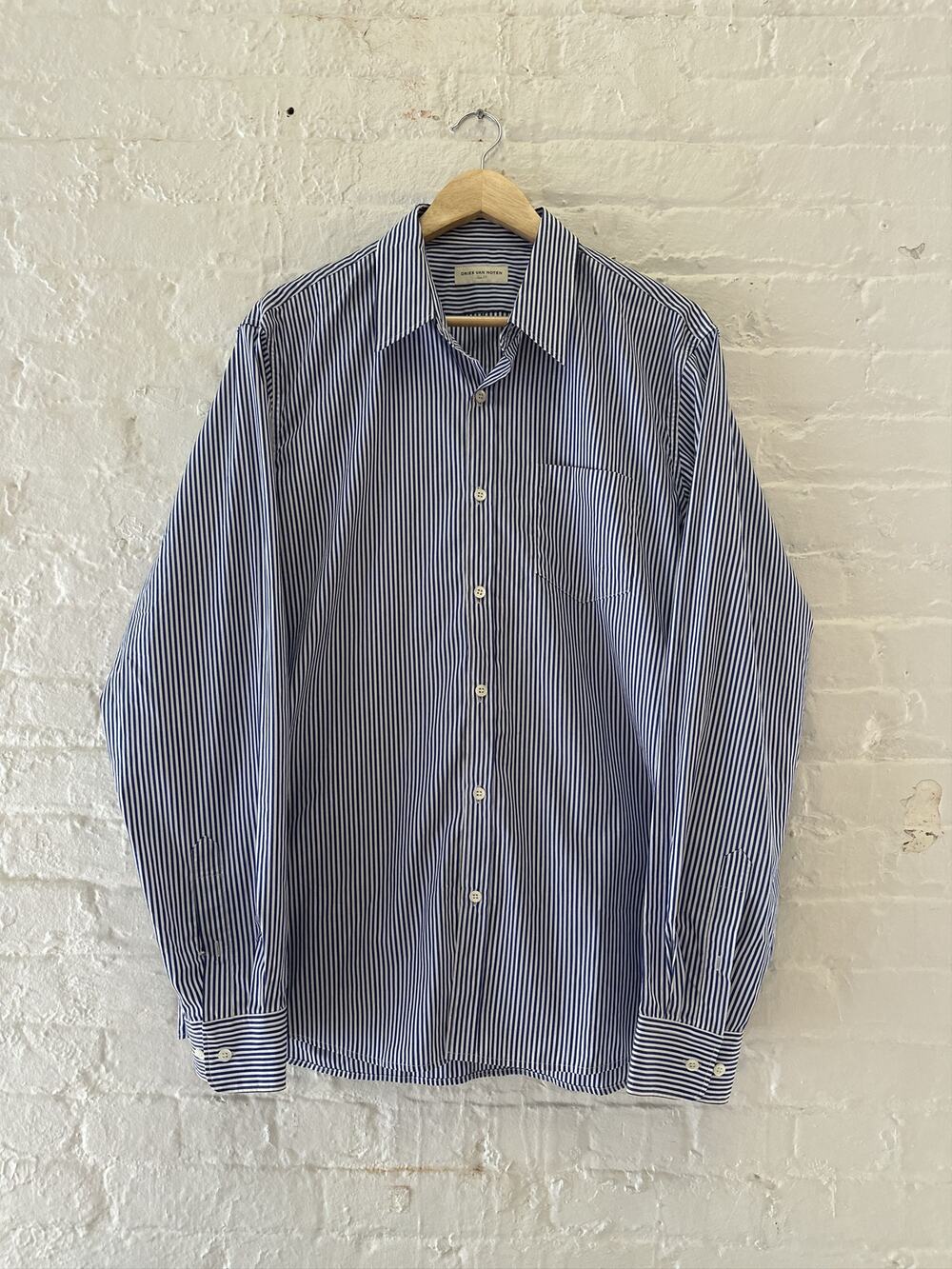 Dries Van Noten Striped Button Up Shirt